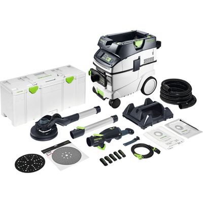 Festool Vägg- & takslip och dammsugare i set PLANEX LHS 2 225 EQI/CTM