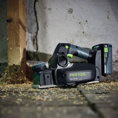 Festool Batteridriven hyvel HLC 82 EB-Basic-Set