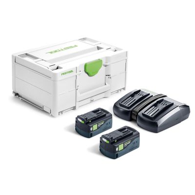 Festool Laddpaket SYS 18V 2xHP5,0/TCL6DUO