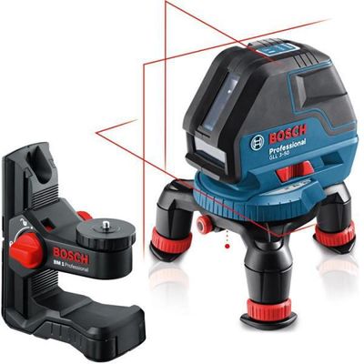 Bosch GLL 3-50 P Kors-/Linjelaser (Inkl BM1 Hållare)
