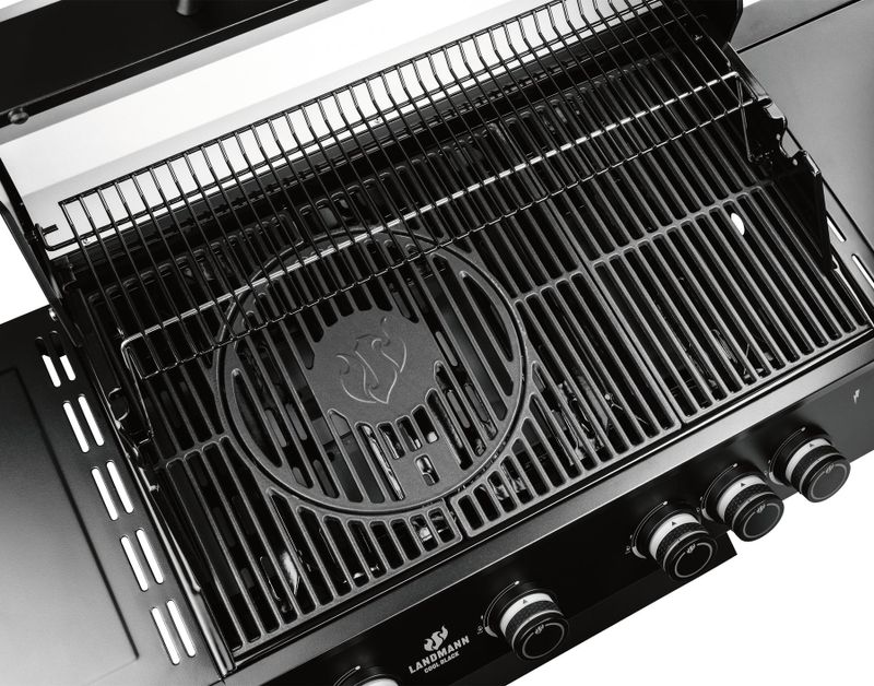 Landmann Cool Black Classic 4.1 gasolgrill med kokplatta