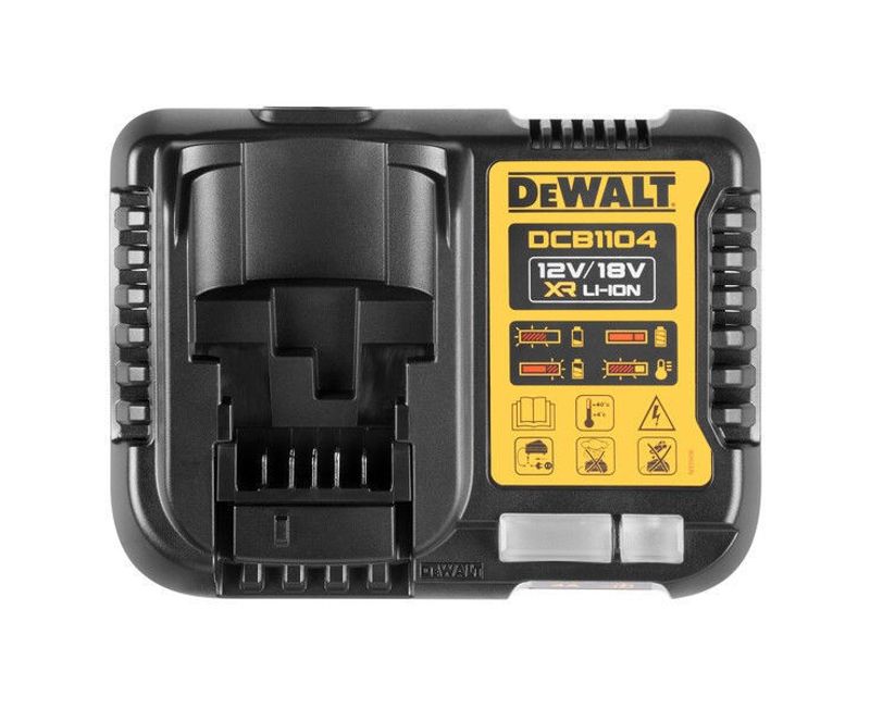 DeWalt DCB1104P2 Batteri-/Laddpaket (2x5,0ah)