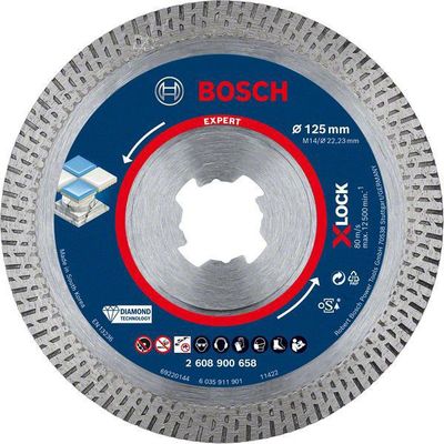 Bosch Expert HardCeramic X-LOCK diamantkapskiva 125 x 22.23 x 1.4 x 10 mm