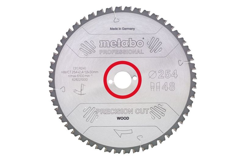 Metabo HM Sågklinga 250x30 Z60 WZ 15°