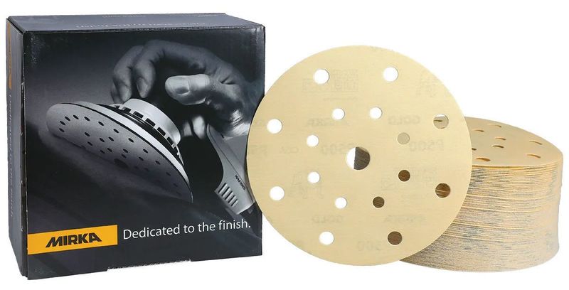 Mirka Gold Slippapper 150 mm – Slitstarkt & Flexibelt