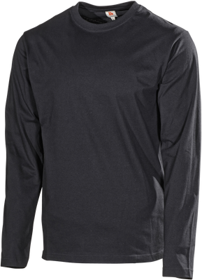 L.Brador 628B Omnio Långärmad T-shirt Bomull Svart Stl L