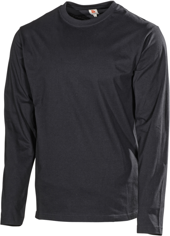 L.Brador 628B Omnio Långärmad T-shirt Bomull Svart Stl L