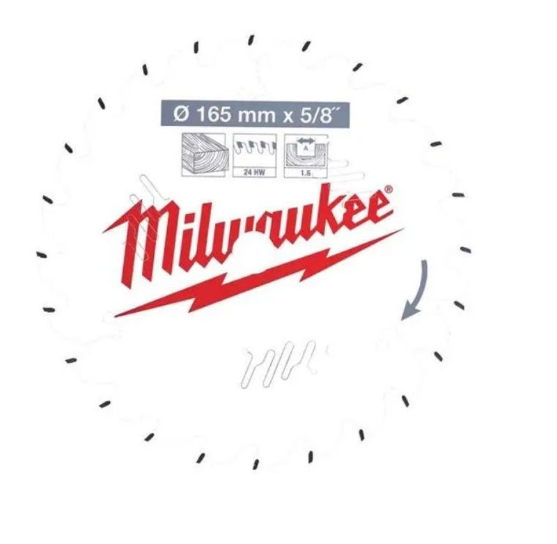 Milwaukee CSB P W Sågklinga 165x1,6x15,87mm 24T