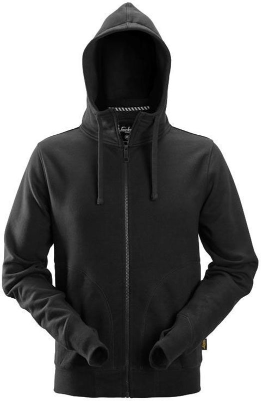 Snickers 2890 Hoodie full zip AllroundWork Svart