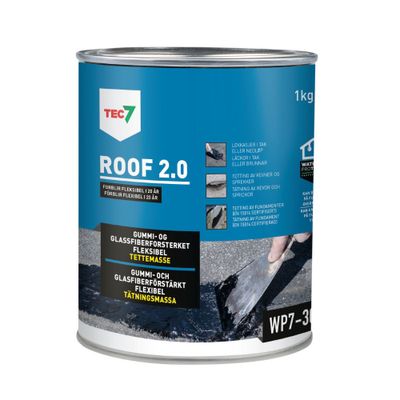 TEC7 Roof7 Gummiasfalt 2.0 Glasfiber 1kg