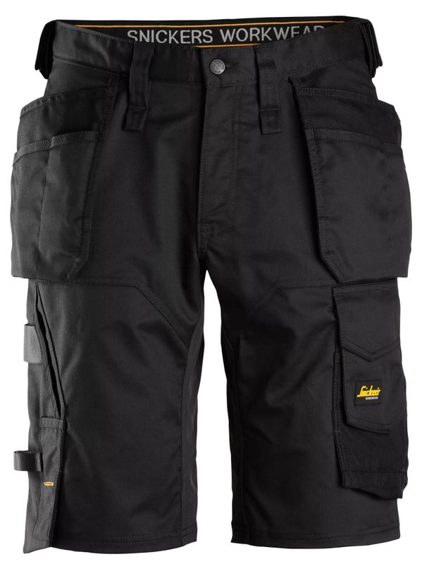 Snickers Shorts 6151 AllroundWork Stretch Hölsterfickor Svart Strl 42