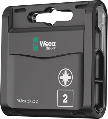 Wera Bit-Box 20 PZ Bits Pozidriv PZ2 x 25 mm 20 st