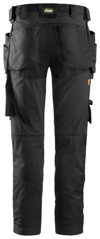 Snickers Arbetsbyxa 6241 AllroundWork Stretch Hölsterfickor Svart Strl D92