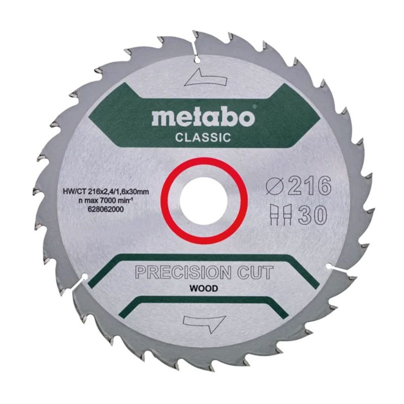Metabo Precision Cut Wood Classic Sågklinga 216x30 mm 30T