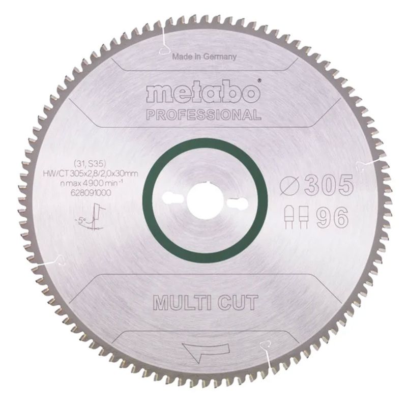 Metabo Multi Cut Professional Sågklinga 305x30 mm 96T FZ/TZ