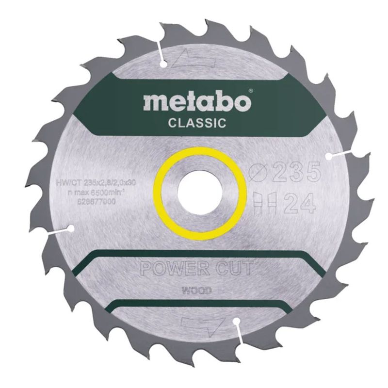 Metabo Sågblad Power cut wood – classic 235x30 Z24 WZ 18°