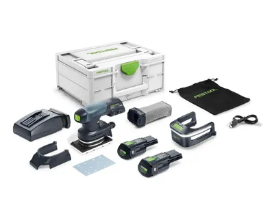 Festool Batterislip Rektangulär RTSC 400 3,0 I-Plus 18V (2x3,0 Ah)
