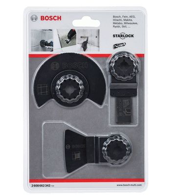 Bosch Sågbladssats Kakel STARLOCK (Fog, bruk Kakelfix)