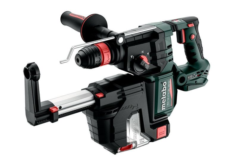 Metabo KH 18 LTX BL 28 Q Set ISA Borrhammare med utsug 18V SDS+ (utan batterier)