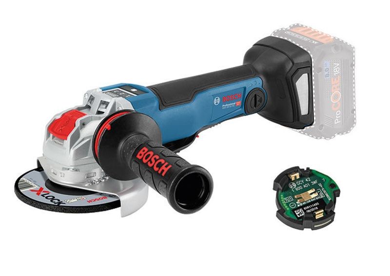 Bosch GWX 18V-10 PSC Vinkelslip 125mm 18V X-LOCK L-BOXX (Utan batterier)