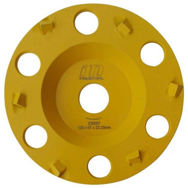 Industrial Diamantslipskål 125mm PCD