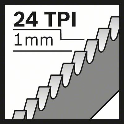Bosch 2608649001 Bandsågblad 24TPI för GCB 18 2-P 733mm
