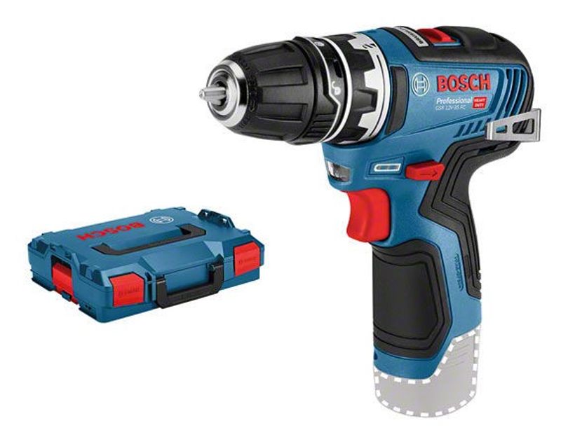 Bosch GSR 12V-35 Borr-/Skruvdragare FlexiClick 12V L-BOXX (Utan batterier)