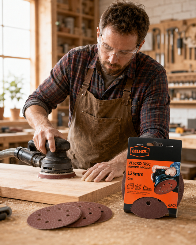 Delver Slippapper 125mm 6-P