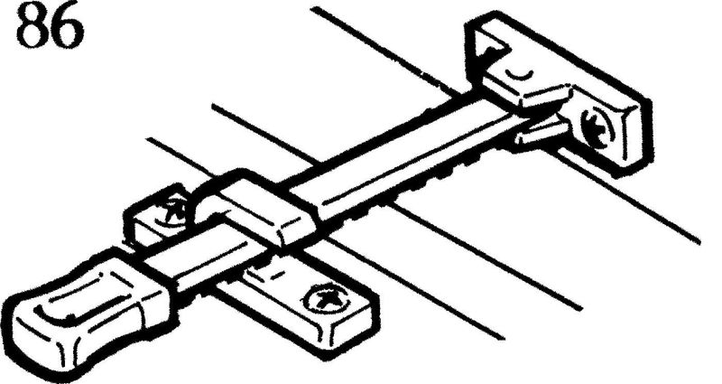 ASSA Ventilationsbeslag 85/86 Vit