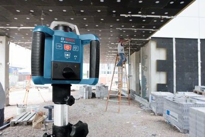 Bosch GRL 300 HV Rotationslaser med mottagare, fjärrkontroll & hållare