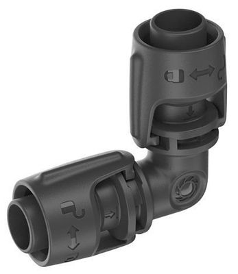 Gardena 13202-20 Micro-Drip-System L-koppling 13 mm (1/2") x2