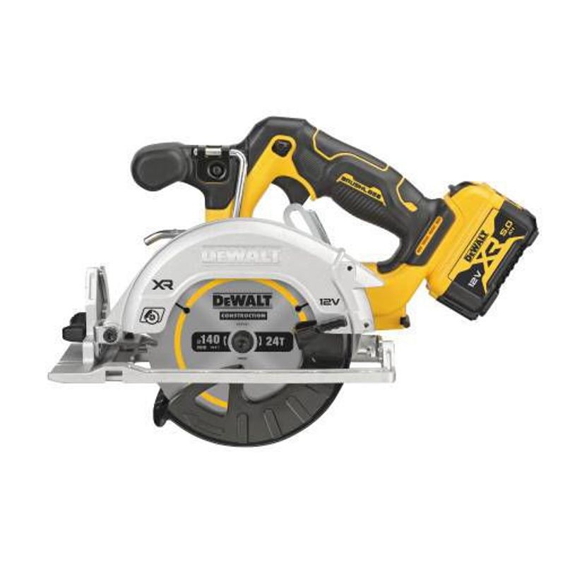 DeWalt DCS512P2 Cirkelsåg 12V XR 140mm (2x5,0Ah)