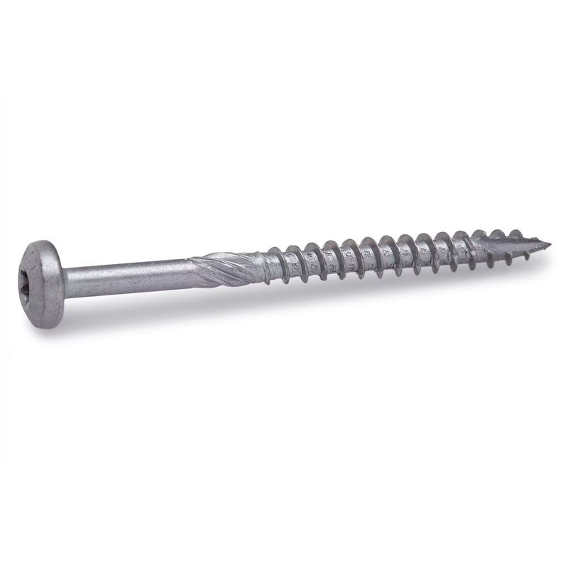 FAST Träskruv TKT 6,0x80 mm Zn-4 100 st