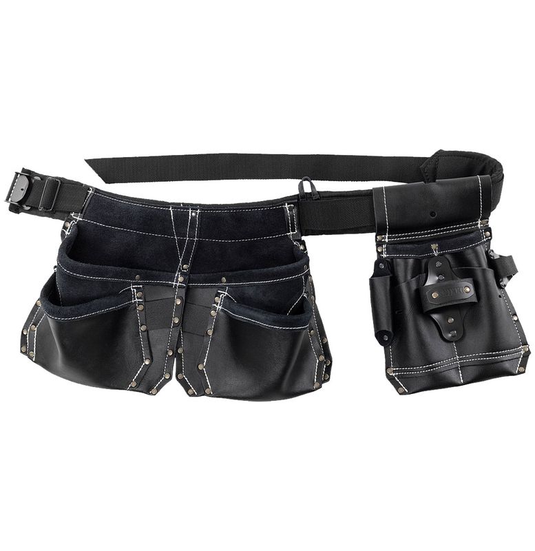 Snikki 9336 LTHR Verktygsbälte Svart ONESIZE