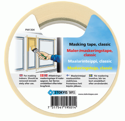 Stokvis 1304 Maskeringstejp Classic 19mm x 50m