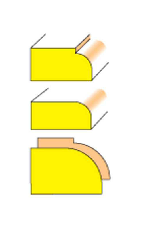 Cobolt Avrundning-/Kvartstavssats S=8
