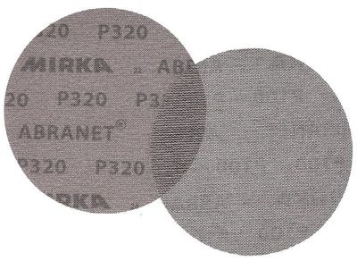 Mirka Abranet Nätslippapper 150mm 50st/frp - Effektiv Dammfri Slipning