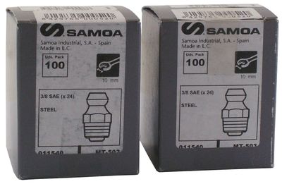 Samoa smörjnippel M7X1 rak /100ST