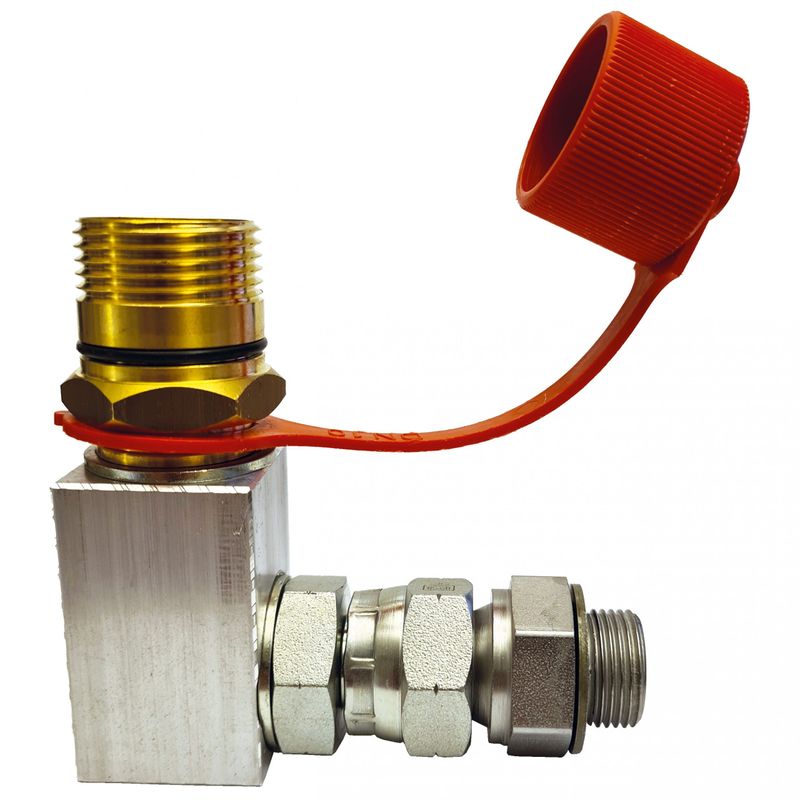 Tubi adapter M20X1,5 90 grader