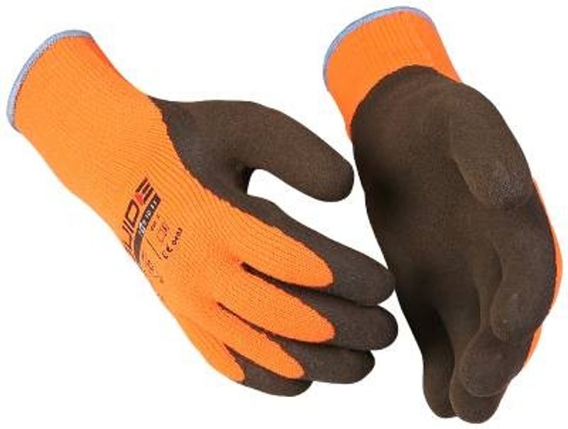 Guide 158 Varmfodrad Arbetshandske Latexbelagd Stl 8
