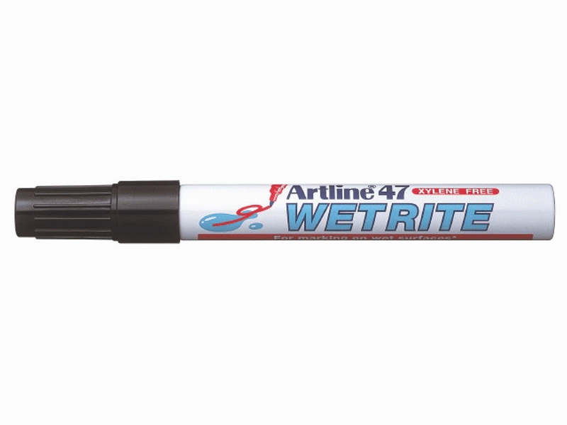 Artline EK-47 Svart Märkpenna för våta underlag
