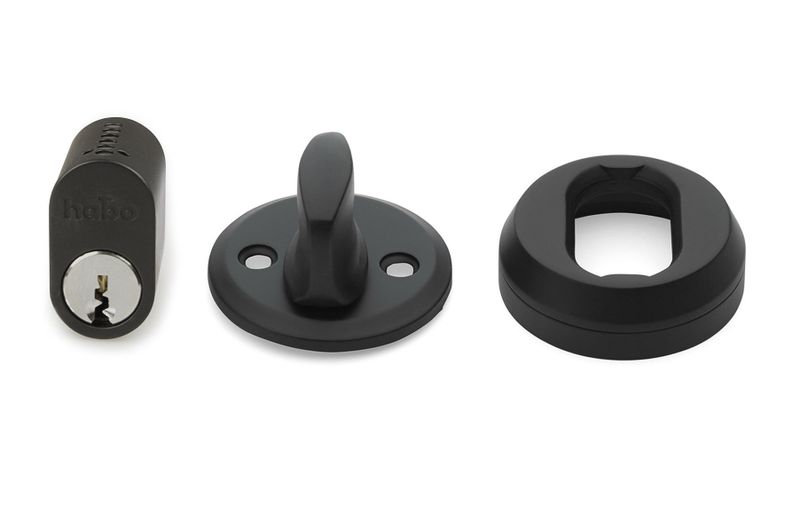 Habo Cylinderlåssats 42 Svart SB