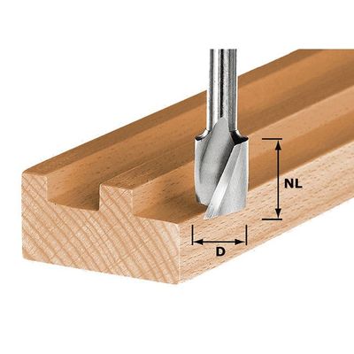 Festool Spiralnotfräs HW SPI D10/30 (8mm spindel)
