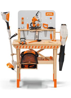 STIHL Arbetsbänk för Barn – FSC-certifierad med Träverktyg