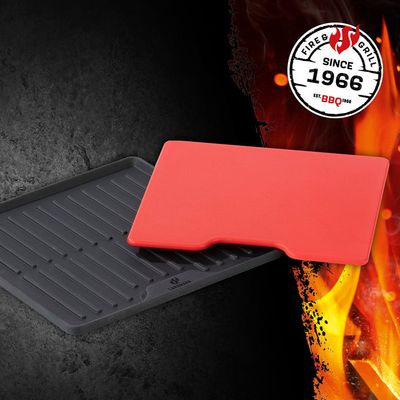 Landmann Silikonmatta med skärbräda 25x25cm