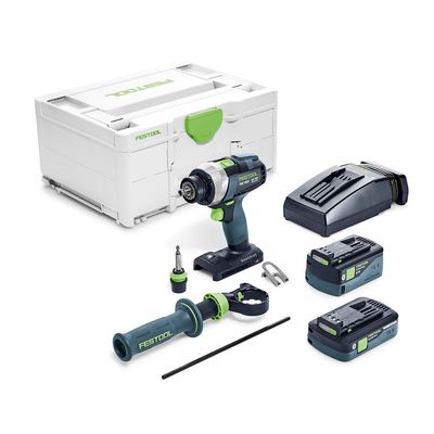 Festool Skruvdragare TDC 18/4 5,2/4,0 I-Plus QUADRIVE