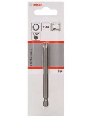 Bosch skruvbits extrahård T40 89 mm 1 st