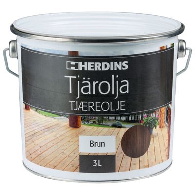 Herdins Tjärolja Brun 3L