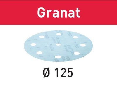 Festool Slippapper STF D125/8 GRANAT 50-100ST