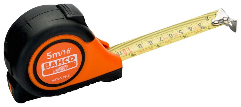 Bahco MTB-5-25-MMåttband med magnet 5M